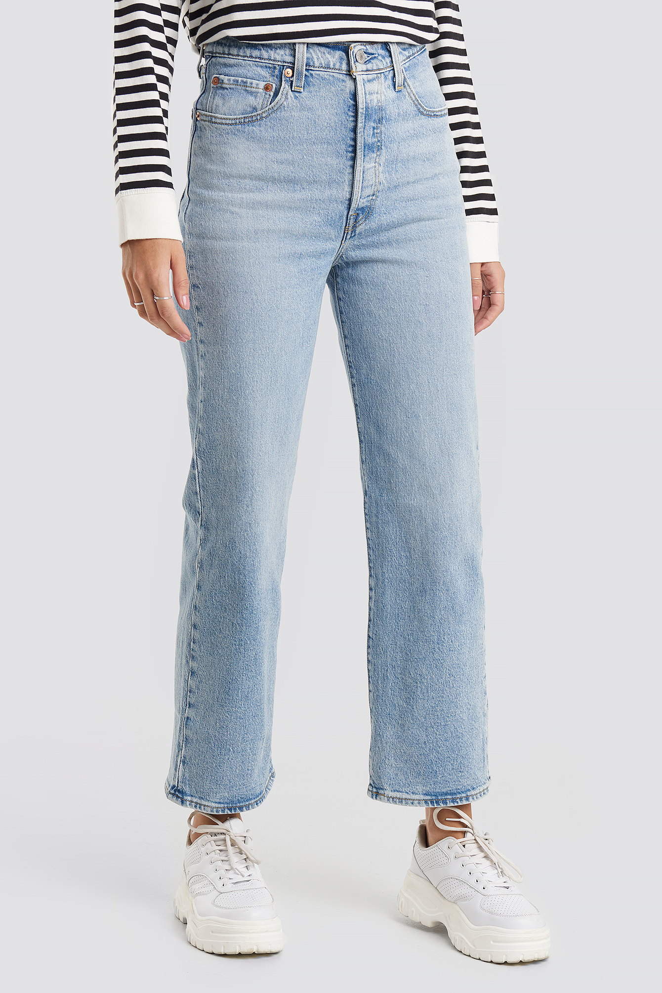 levis ribcage straight ankle tango light