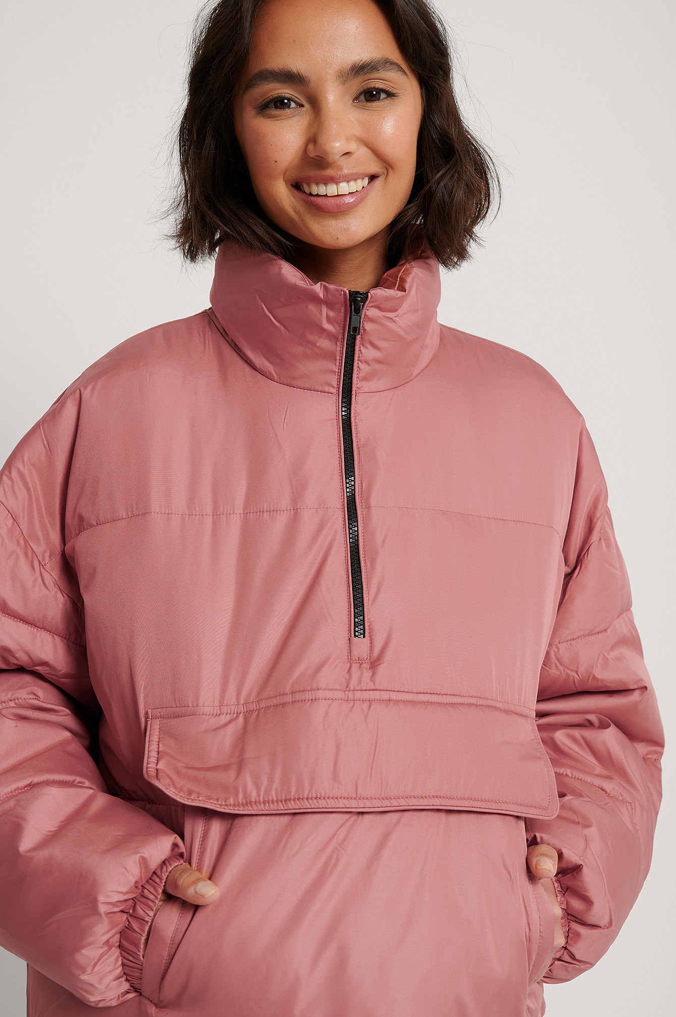 pink anorak jacket