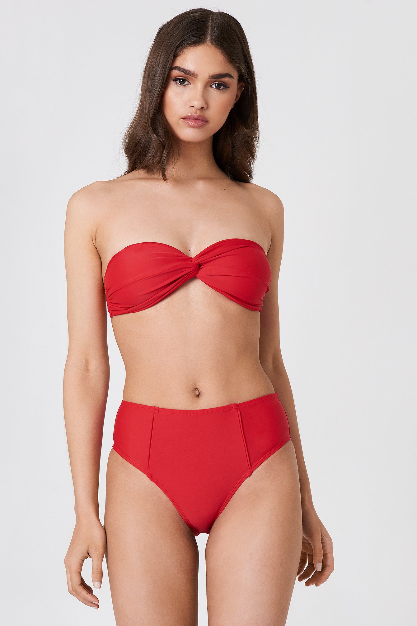 High Waist Bikini Bottom Rouge Na Kd Fr   Nakdhigh Waist Bikini Bottom 1000 100234 0004 01j 